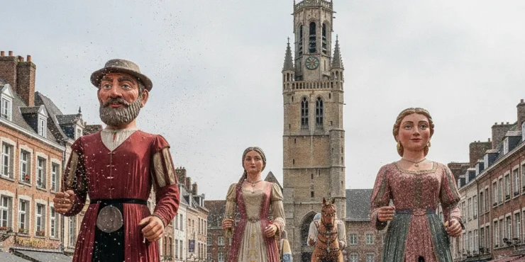 geants nord defilent ils lors carnavals